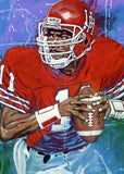 Andre Ware autographed limited edition fine art print