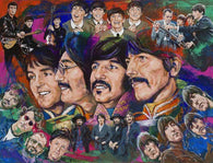 The Beatles - A Day in Our Lives limited edition canvas giclee