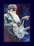 Billy Gibbons Red White and Blue fine art print