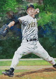 Billy Wagner - Ferrum College autographed fine art print signed by Wagner