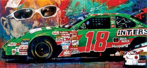 Bobby Labonte autographed limited edition print