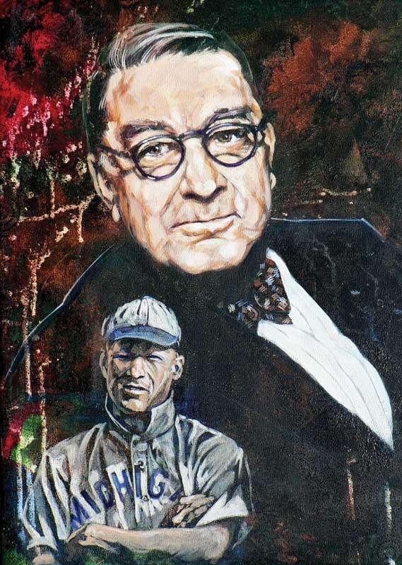 Branch Rickey And Jackie Robinson Signing Contract