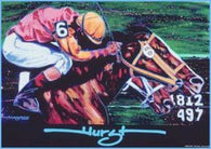 By a Nose horse racing print