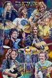 Eagles, the Band fine art print with limited edition canvas giclee option