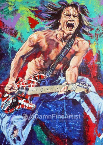 Eddie Van Halen fine art print - Version 1