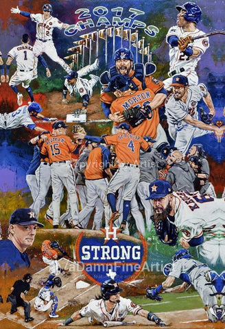 Houston Astros 2017 World Series Celebration fine art print –