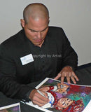 Ivan (Pudge) Rodriguez autographed limited edition fine art print signed by Rodriguez