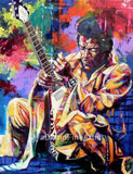 Jimi Hendrix Flying V fine art print