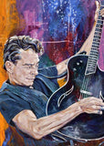 Joe Ely autographed limited edition fine art print signed by Ely