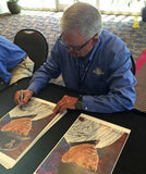 Larry Hays - Texas Tech autographed fine art print signed by Hays