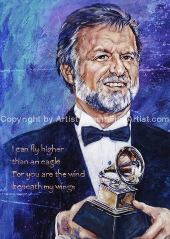 Larry Henley Autographed Limited Edition Fine Art Featuring Music Art