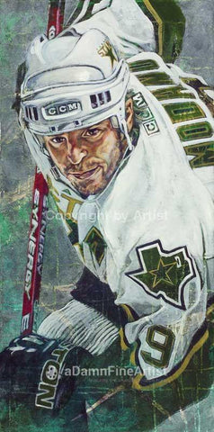 Mike Modano autographed limited edition print