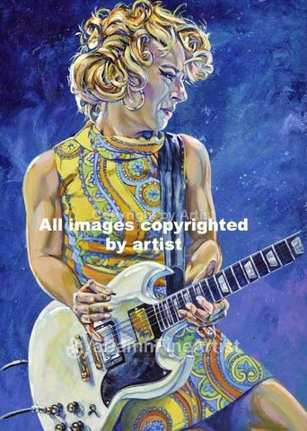 Samantha Fish fine art print and limited edition canvas giclee featuring Fish