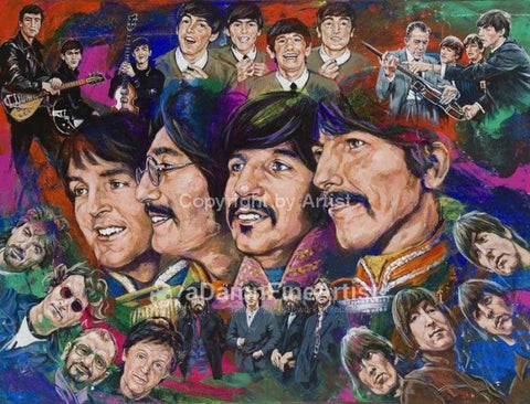 The Beatles - A Day in Our Lives fine art print