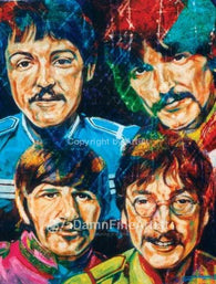 Beatles fine art print