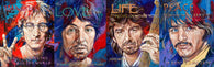 The Beatles - Lyrics to Live By limited edition canvas giclee print