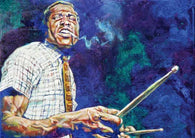 The Drummer fine art print featuring Elvin Jones