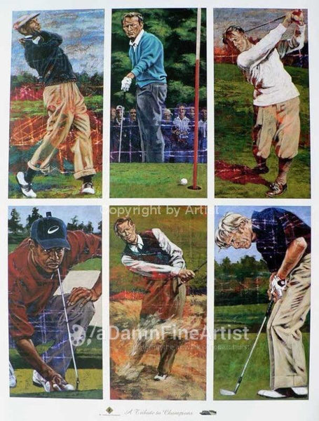 The Legends of Golf fine art print