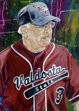 Tommy Thomas - Valdosta State autographed fine art print signed by Thomas
