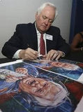 Wade Phillips autographed limited edition fine art print signed by Phillips
