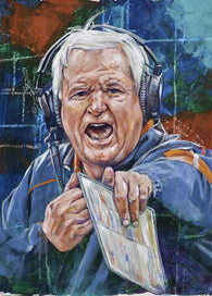Wade Phillips autographed limited edition fine art print signed by Phillips